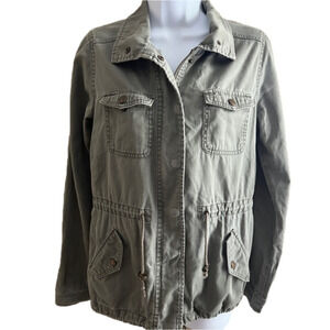 Delia’s Olive Green Army/Utility Jacket Size Medium M